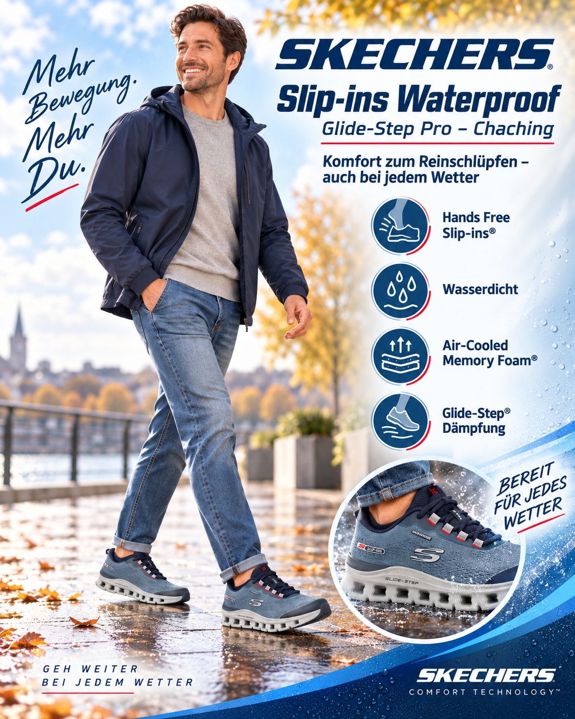 SLIP INS WASSERDICHT – Glide Step Pro