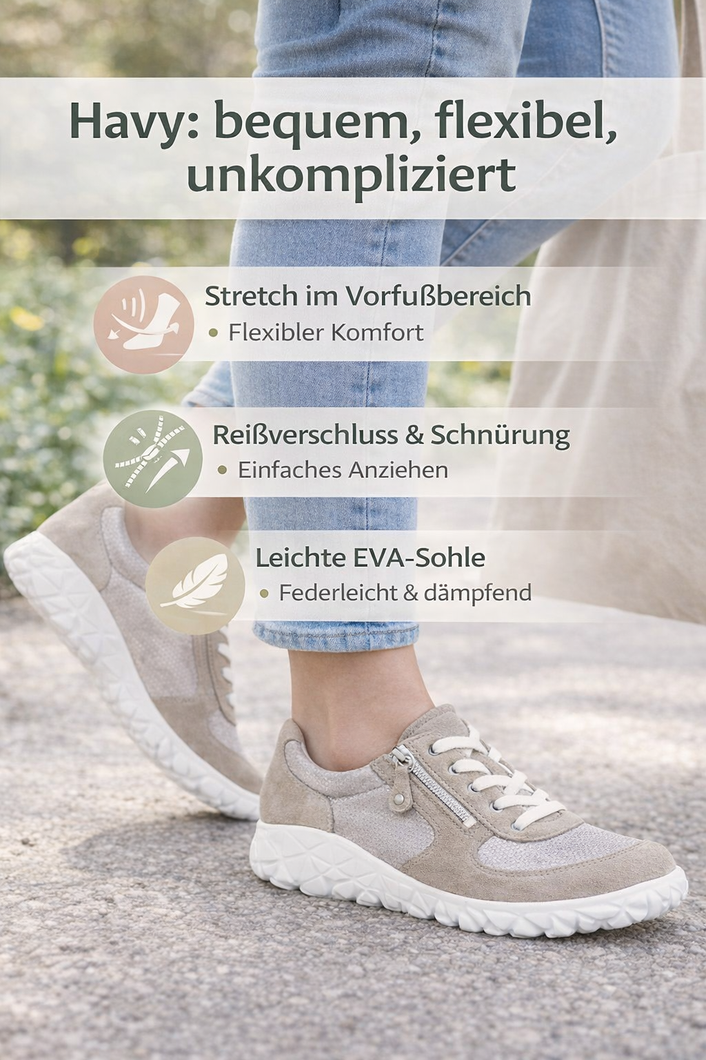 SNEAKER STRETCH ULTRA LEICHT - Havy