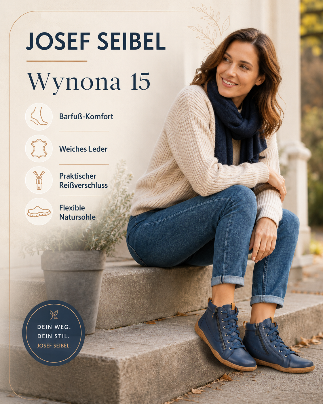 BARFUSS STIEFELLETTE - Wynona 15