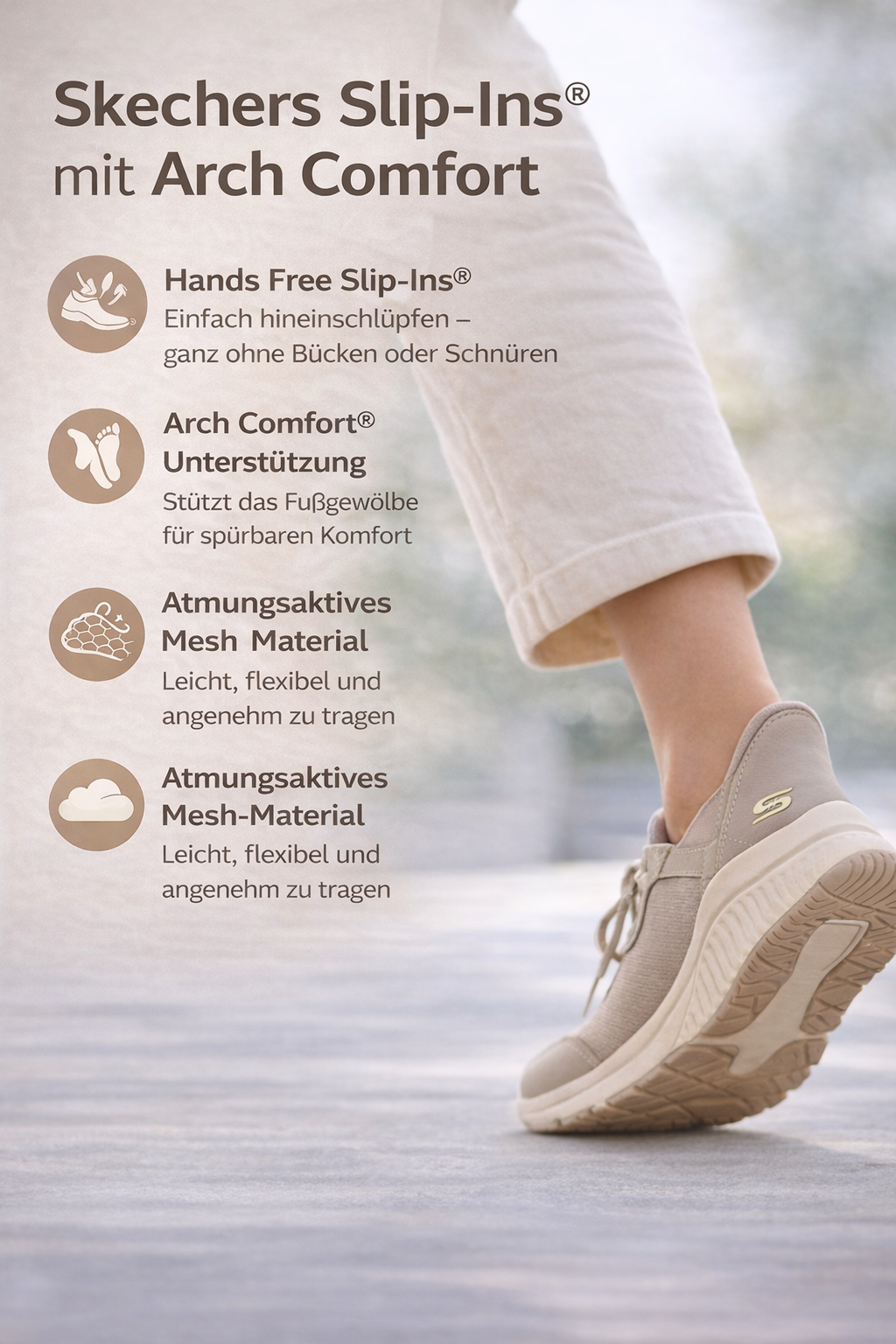 SNEAKER SLIP INS  - Bobs Arch Comfort