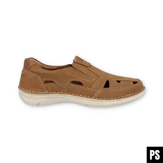 Josef Seibel Anvers 77 Nubuk Kombi Brazil Herrenschuh Slipper