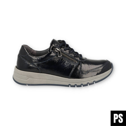 SNEAKER LACKLEDER REISSVERSCHLUSS - April