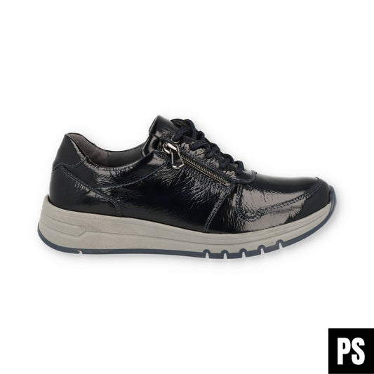 SNEAKER LACKLEDER REISSVERSCHLUSS - April