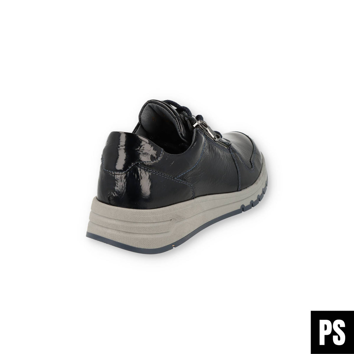 SNEAKER LACKLEDER REISSVERSCHLUSS - April