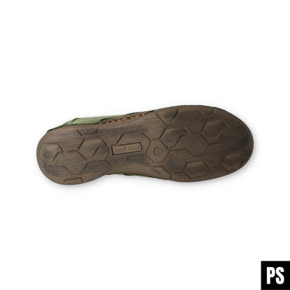 Josef Seibel Fergey 18 grün Damenstiefel Schnürschuh Wechselfußbett