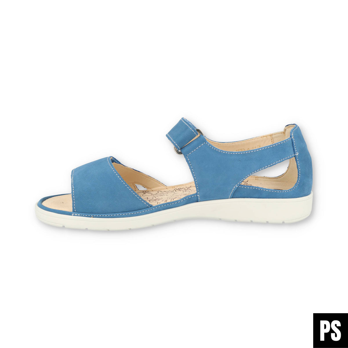 Ganter Gina pool blau Damen Sandalette Wechselfußbett