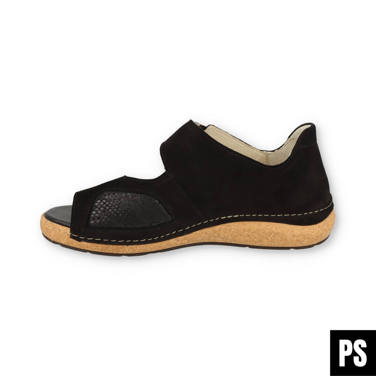 SANDALETTE STRETCH BREITE FÜSSE-Heliett