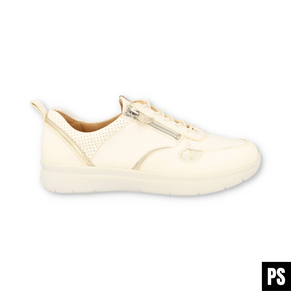 Ganter Sensitive Kira Porzelan Platin Damen Halbschuh
