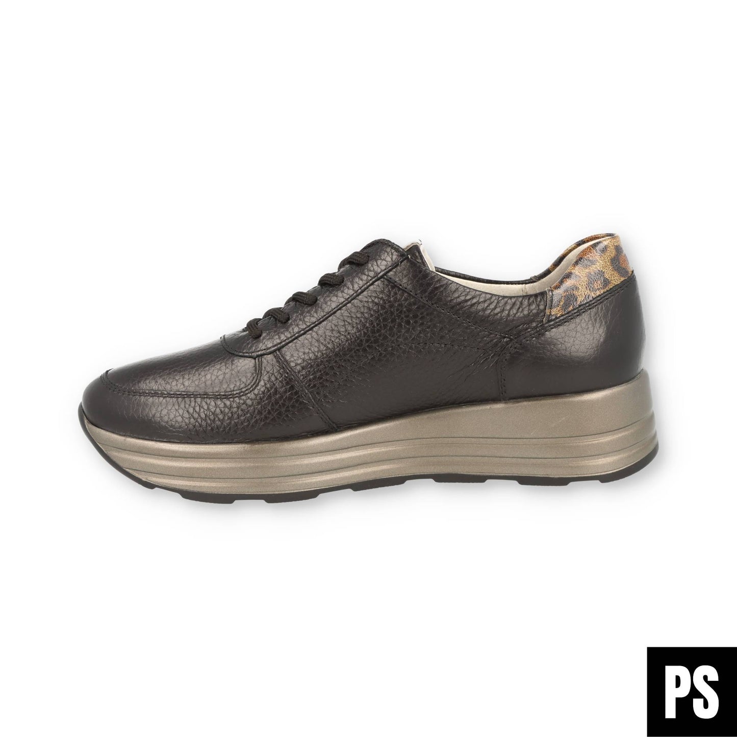 SNEAKER HIRSCHLEDER REISSVERSCHLUSS - Lana