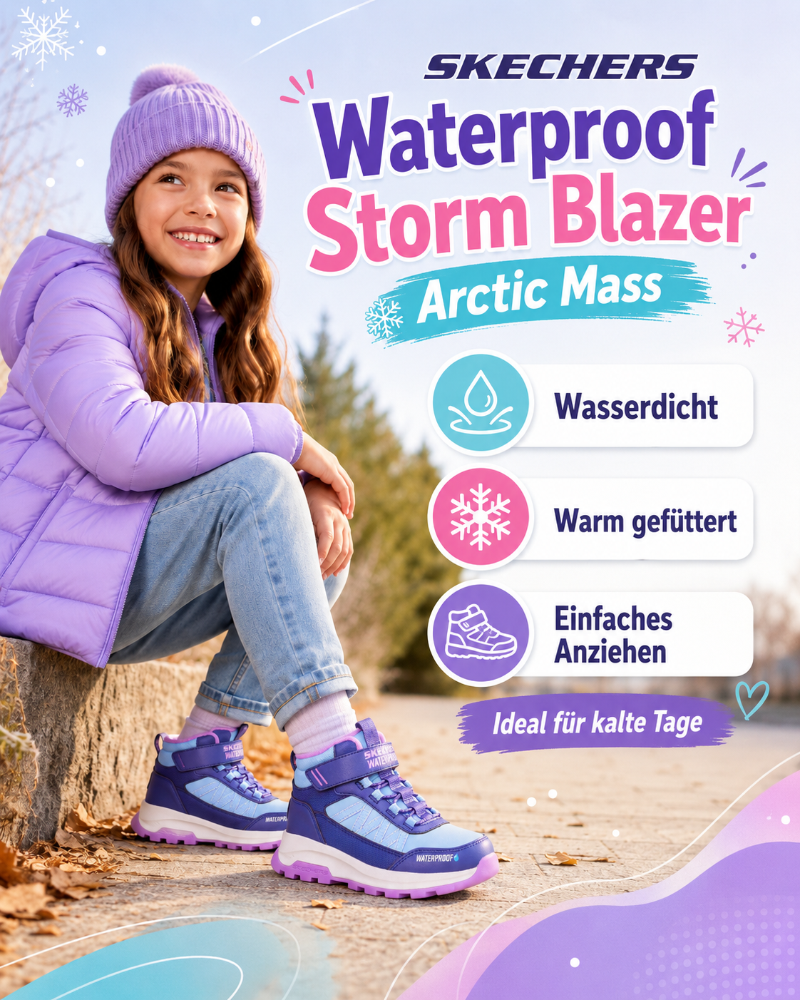 WATERPROOF STIEFEL KIDS - Storm Blazer Artic Mass