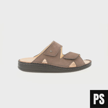 Finn Comfort Danzig Elefante Herren Pantolette Hausschuh Wechselfußbett