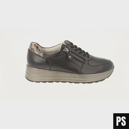 SNEAKER HIRSCHLEDER REISSVERSCHLUSS - Lana