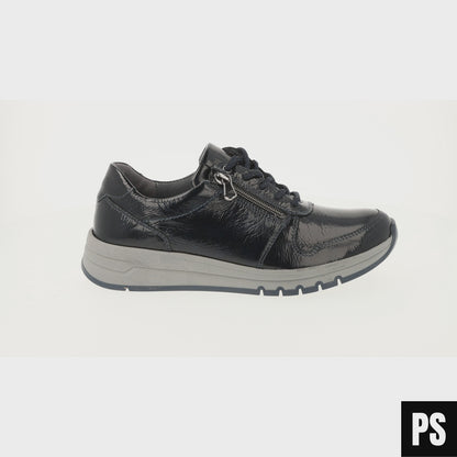 SNEAKER LACKLEDER REISSVERSCHLUSS - April