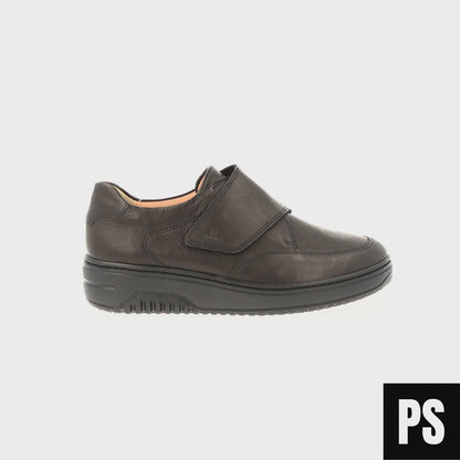 Hartjes Soul Shoe schwarz Damen Klett Wechselfußbett nachhaltig produziert