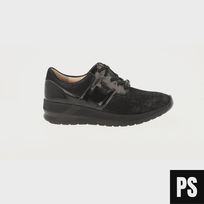Finn Comfort Caino Stretch Schwarz Damen Halbschuh