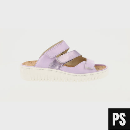 Waldläufer H-Willow Poncho Poison Lavendel Damen Pantolette