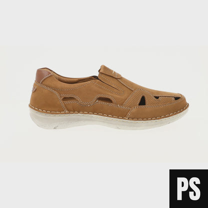 Josef Seibel Anvers 77 Nubuk Kombi Brazil Herrenschuh Slipper